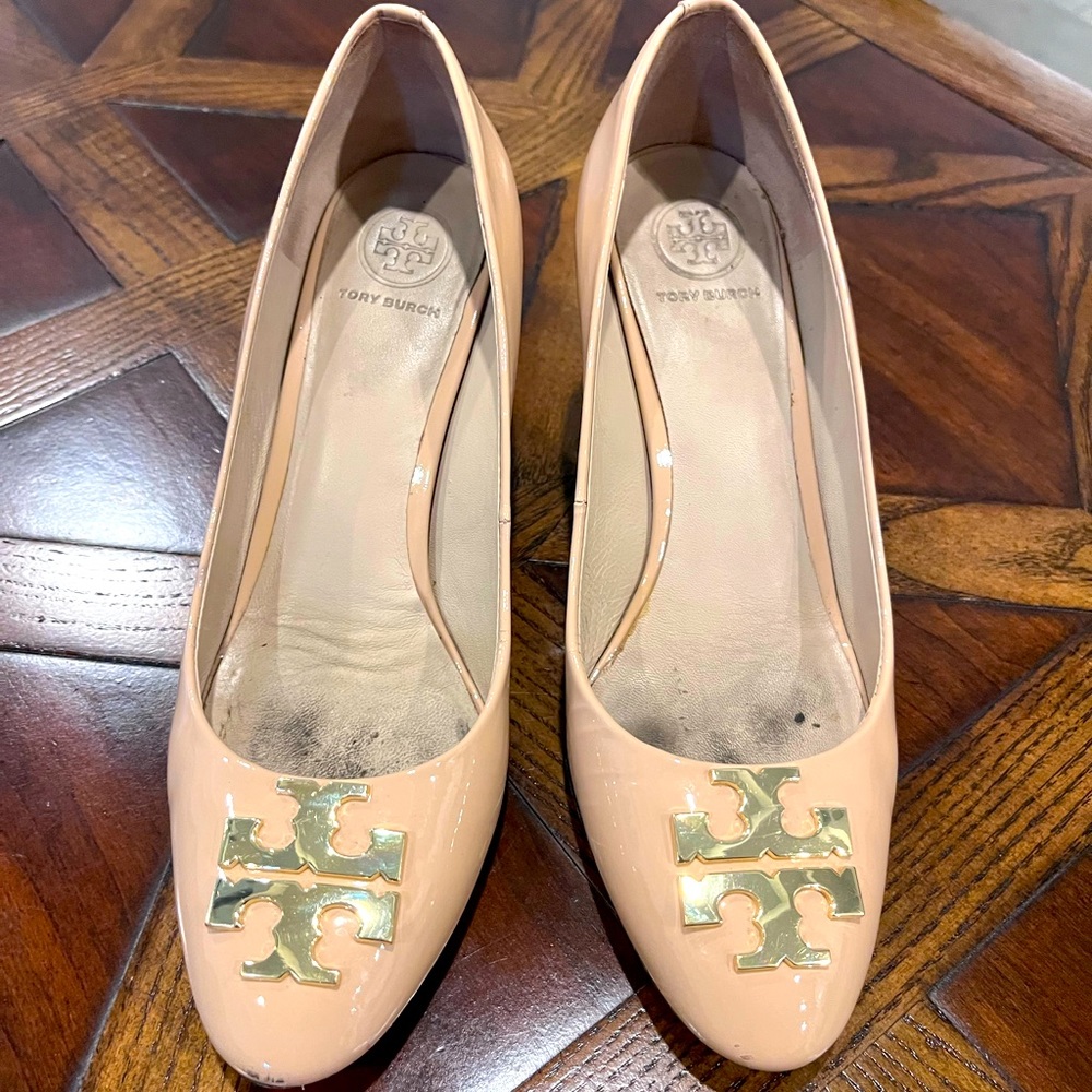 Tory Burch Raleigh Nude Pumps, size 7M